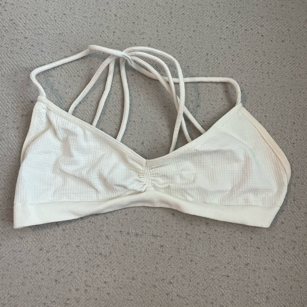 White free people bralette